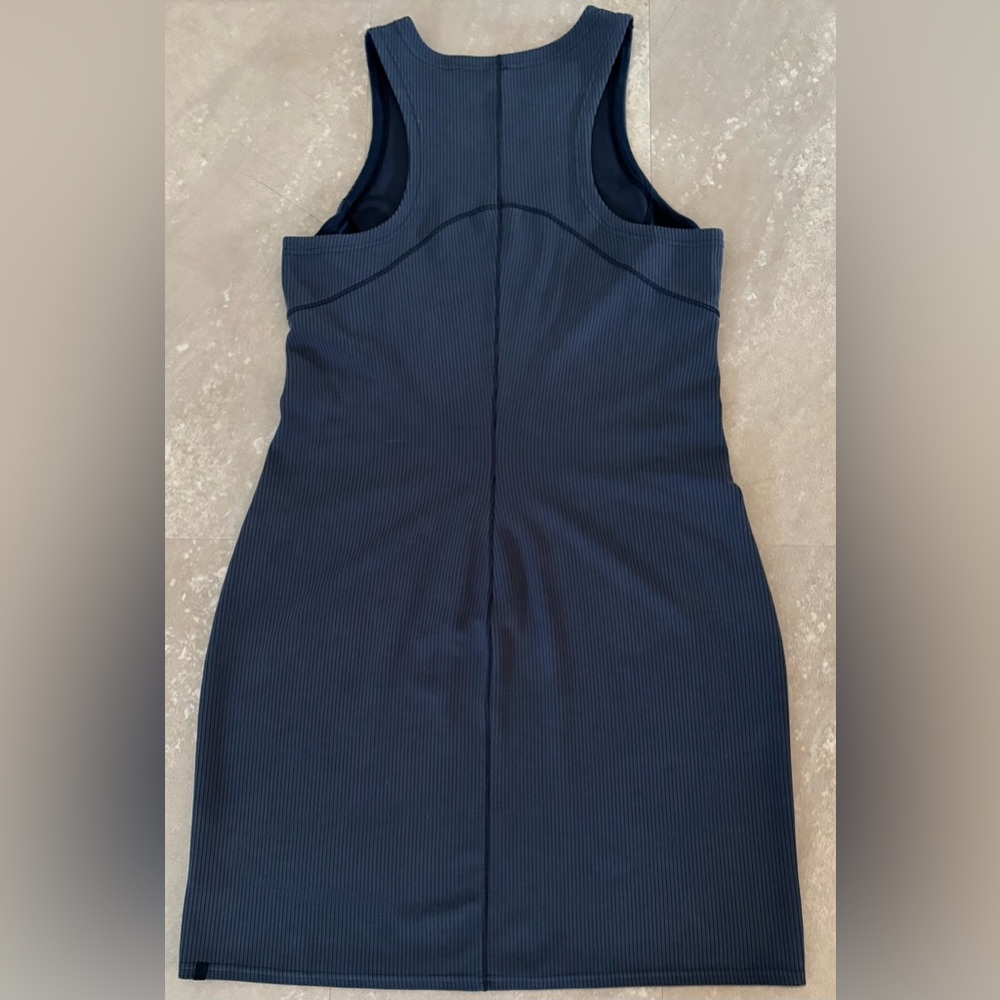 Lululemon Ribbed Softstreme Slim-Fit Tank Dress, Size 14 - Picture 7 of 9